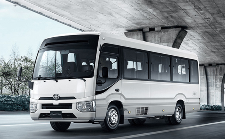 Toyota Coaster or similar premium coach
